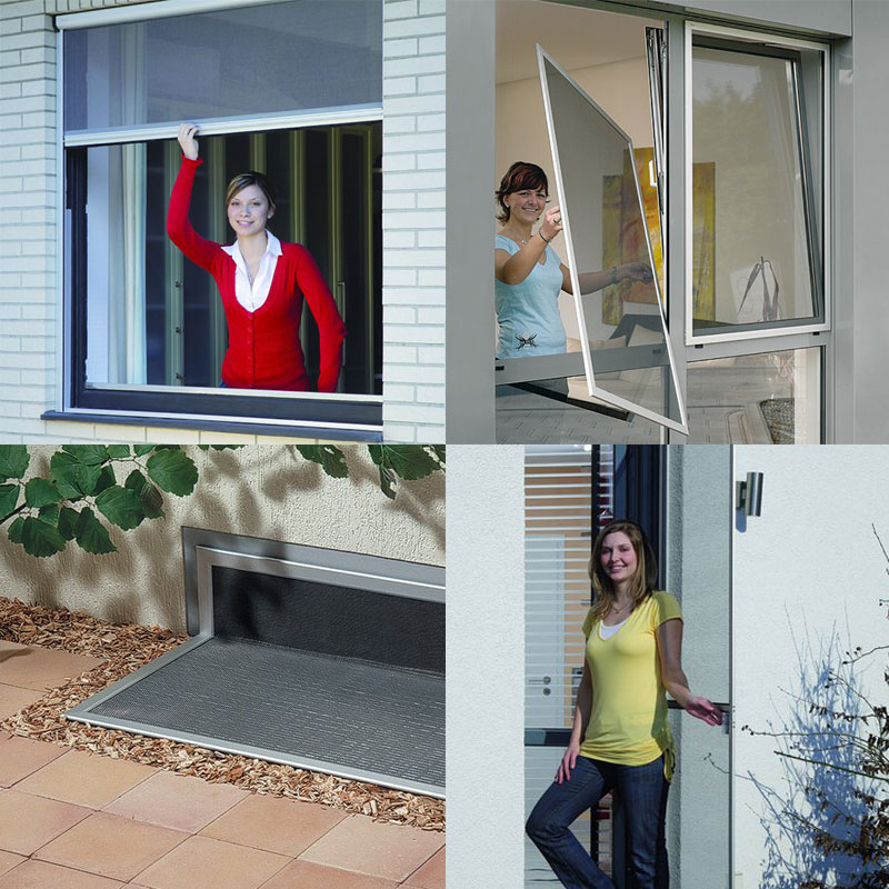 Insektenschutz-Systeme sorgen dafür, dass Sie Türen und Fenster offen lassen können, Insekten und Ungeziefer aber draußen bleiben.